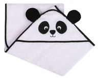 Okrycia kąpielowe dla dzieci - UVIE Okrycie kąpielowe Panda 100x100 cm białe - miniaturka - grafika 1