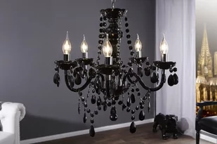 Invicta Interior Lampa wisząca Wioletta Black i-1452 - Lampy sufitowe - miniaturka - grafika 1
