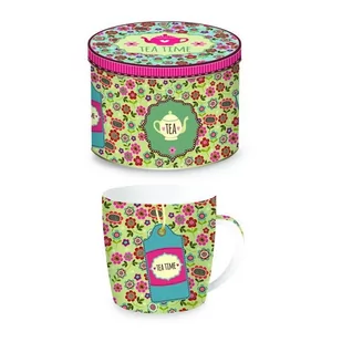 Nuova Cer R2S Porcelanowy kubek w blaszanym pudełku 350 ml R2S Happy Life 217 TTMG - Kubki - miniaturka - grafika 1