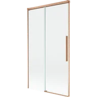 Parawany nawannowe - Mexen Rox parawan nawannowy 2-skrzydłowy rozsuwany 100 x 150 cm, transparent, miedź szczotkowana - 8C9-100-001-65-00 - miniaturka - grafika 1
