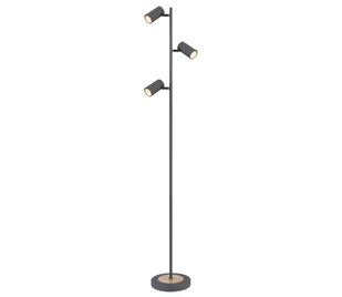 Globo 57910SG - Lampa podłogowa ROBBY 3xGU10/5W/230V antracyt - Lampy stojące - miniaturka - grafika 1