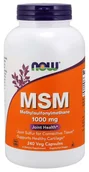 Suplementy naturalne - Now Foods MSM Metylosulfonylometan 1000 mg 240 kapsułek - miniaturka - grafika 1