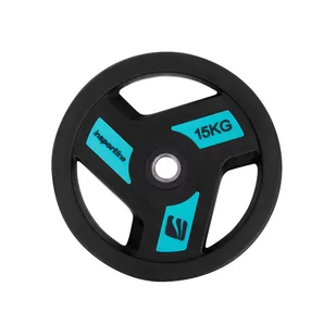 InSportLine Obciążenie gumowane, Herk, 15 kg - Obciążenia - miniaturka - grafika 1