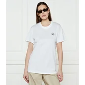 Koszulki i topy damskie - Karl Lagerfeld T-shirt IKON PATCH | Relaxed fit - miniaturka - grafika 1