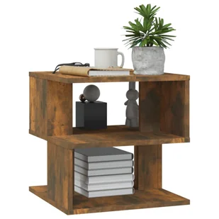 Stolik boczny, przydymiony dąb, 40x40x40 cm - Ławy i stoliki kawowe - miniaturka - grafika 6