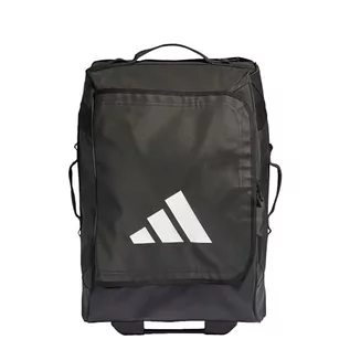 Torby podróżne - adidas Mała torba podróżna na kółkach, czarny/biały, jeden rozmiar, czarny/biały, Rozmiar Uniwersalny - grafika 1