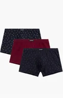 Majtki męskie - 3-pack bokserki męskie 3MH-201-GRA/WIN/GRA, Kolor multicolour, Rozmiar XL, ATLANTIC - Intymna - miniaturka - grafika 1