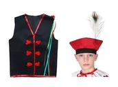 Dresy i komplety dla chłopców - ZESTAW KRAKOWIAK CZARNY 116-140 2el - miniaturka - grafika 1