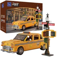 Klocki - Klocki konstrukcyjne Pantasy Pojazd Taxi Auto Yellow Cab 36,5 cm 1601 elementów - miniaturka - grafika 1