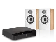 Zestawy stereo - Bluesound POWERNODE EDGE (czarny) + 607 S3 (dąb) - miniaturka - grafika 1