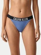 Stroje kąpielowe - Calvin Klein Swimwear Dół od bikini LV00Q61213 Niebieski - miniaturka - grafika 1