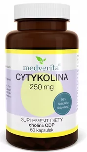 Medverita, Cytykolina 250 Mg Cholina Cdp, 60 Kaps. - Witaminy i minerały Medverita, Cytykolina 250 Mg Cholina Cdp, 60 Kaps. - Witaminy i minerały - miniaturka - grafika 1