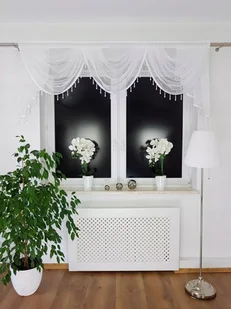 GOTOWA FIRANKA Z KORALIKAMI 200/90CM FIRANKI KRÓTKIE DO KUCHNI WOAL TAŚMA - Firany GOTOWA FIRANKA Z KORALIKAMI 200/90CM FIRANKI KRÓTKIE DO KUCHNI WOAL TAŚMA - Firany - miniaturka - grafika 1