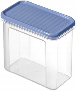 Pojemnik na żywność płatki plastikowy Rotho Domino 1000 ml Niebieski - Pojemniki kuchenne - miniaturka - grafika 1