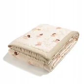 Koce i narzuty dla dzieci - La Millou Ciepły koc bawełniany velvet XL 140x200 ( Ballerine ) - miniaturka - grafika 1