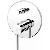 Baterie wannowe i prysznicowe - FDesign Flusso bateria wannowo-prysznicowa podtynkowa chrom FD1-FLS-7P-11 - miniaturka - grafika 1