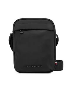 Tommy Hilfiger Saszetka Th Repreve Mini Reporter AM0AM13185 Czarny - Nerki - miniaturka - grafika 1