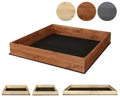 Szklarnie ogrodowe - Skrzynia na warzywa XP06 /18x103x100 cm/ Brązowa / Wamar-Sosenka - miniaturka - grafika 1