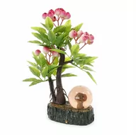 Sztuczne kwiaty - Sztuczny Kwiat Drzewko Kula Śnieżna Prezent 21cm - miniaturka - grafika 1