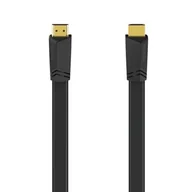 Kable komputerowe i do monitorów - Hama 1122118 kabel płaski HDMI 3m 1122118 - miniaturka - grafika 1