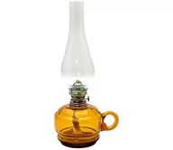 Lampy ogrodowe - Lampa naftowa MONIKA 34 cm bursztyn - miniaturka - grafika 1