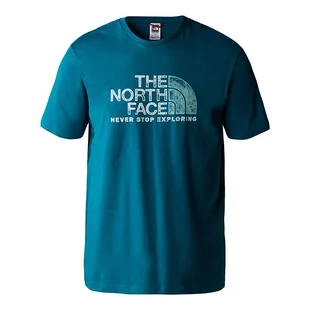 Koszulka The North Face Rust 2 0A4M68P6C1 - niebieska - Koszulki sportowe męskie - miniaturka - grafika 1