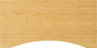 vidaXL Blat do biurka, 110x55x4 cm, bambusowy - Pozostałe meble ogrodowe - miniaturka - grafika 1