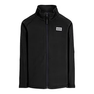 Kurtki i płaszcze dla chłopców - Lego Wear Kurtka polarowa dla chłopców Full-Zip Jacket, czarny, 86 cm - miniaturka - grafika 1