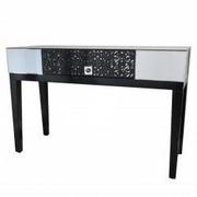 Artehome Konsola szklana 120cmx78,5cm ArteHome Orsini czarna KFC975 Black