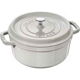 Staub Garnek żeliwny okrągły La Cocotte 1,7 L biała trufla 40501-409-0 - Garnki - miniaturka - grafika 1