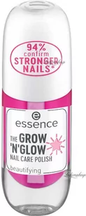 Essence - THE GROW''N''GLOW NAIL CARE POLISH - Odżywczy lakier do paznokci z błyszczącym wykończeniem - 8 ml - Lakiery do paznokci - miniaturka - grafika 1