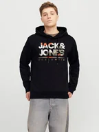 Bluzy męskie - Jack & Jones Bluza "Luke" w kolorze czarnym - miniaturka - grafika 1