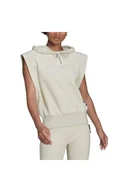 Bluzki damskie - Koszulka damska Adidas SL S-less bawełniana z kapturem-XL - miniaturka - grafika 1
