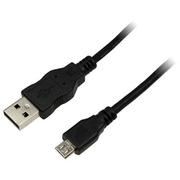 Kable USB - Logilink Kabel USB 2.0 Typ-A do micro Typ-B, dl.1 m CU0058 - miniaturka - grafika 1