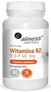 Witaminy i minerały - Aliness Witamina B2 R-5-P 40 mg x 100 tabl vege - miniaturka - grafika 1