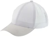 Czapki i chusty sportowe męskie - Czapka Z Daszkiem Męska Bejsbolówka Klasyczna Patrolówka Biała - miniaturka - grafika 1