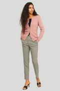 Spodnie damskie - Eleganckie spodnie w kratę typu vichy - Greenpoint - miniaturka - grafika 1