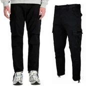 Odzież taktyczna i umundurowanie - Alpha Industries Spodnie Squad Pant 188202 03 - Czarne - miniaturka - grafika 1