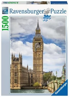 Ravensburger Puzzle 1500 elementów Big Ben z Kotem 4005556160099 - Puzzle - miniaturka - grafika 1