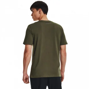 Męski t-shirt z nadrukiem Under Armour Sportstyle Logo SS - oliwkowy/khaki - UNDER ARMOUR - Koszulki sportowe męskie - miniaturka - grafika 1