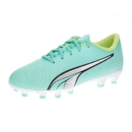 Piłka nożna - PUMA Unisex dziecięce buty piłkarskie Ultra Play Fg/Ag Jr, Elektryczna mięta PUMA biała szybka żółta, 38.5 EU - miniaturka - grafika 1