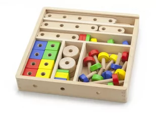 VIGA zestaw konstrukcyjny w dużej skrzyni - Zabawki konstrukcyjne - miniaturka - grafika 1