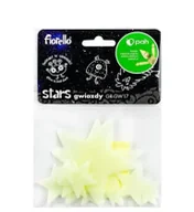 Mały naukowiec - Ozdoby fluorescencyjne Gwiazdki mix 12szt - Fiorello - miniaturka - grafika 1