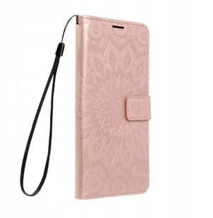 Kabura MEZZO Book do SAMSUNG S25 Edge mandala złoty róż - Etui i futerały do telefonów - miniaturka - grafika 1