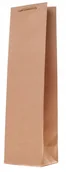 Akcesoria do pakowania - Torby papierowe na butelkę wino BRĄZ eko prestiż 11x9x40cm pakiet 50 szt - miniaturka - grafika 1