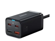 Ładowarki do telefonów - BASEUS Ładowarka sieciowa GaN3 Pro 2x USB-C 2x USB-A 65W CCGP040101 - miniaturka - grafika 1