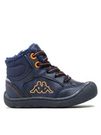 Buty dla chłopców - Kappa Trzewiki 280019M Granatowy - miniaturka - grafika 1