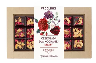 Czekolada gorzka z malinami i orzechami laskowymi - Dzień Mamy kwiaty - Czekolada - miniaturka - grafika 1