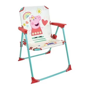 Świnka Peppa Pig Ogrodowy Stolik Krzesła Parasol - Krzesełka i taborety dla dzieci - miniaturka - grafika 1