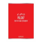 Zeszyty szkolne - Herlitz Zeszyt A5/60k linia Her Polski Fol A 5 - miniaturka - grafika 1